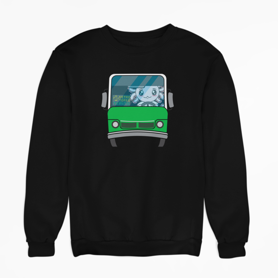 Sudadera Axolotzin Microbusero Ajolote Unisex