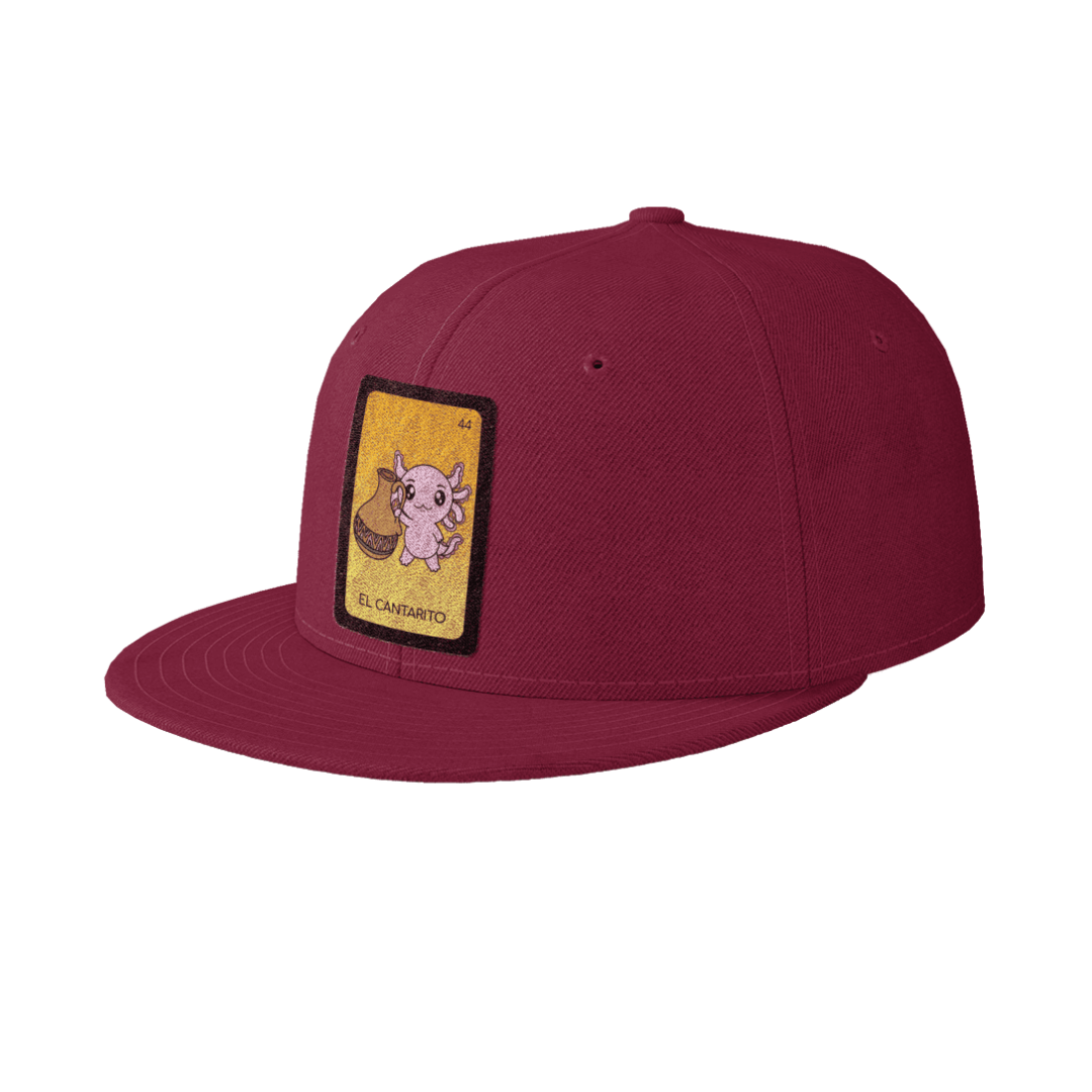 Gorra Unisex Plana Axoloteria El Cantarito Ajolote