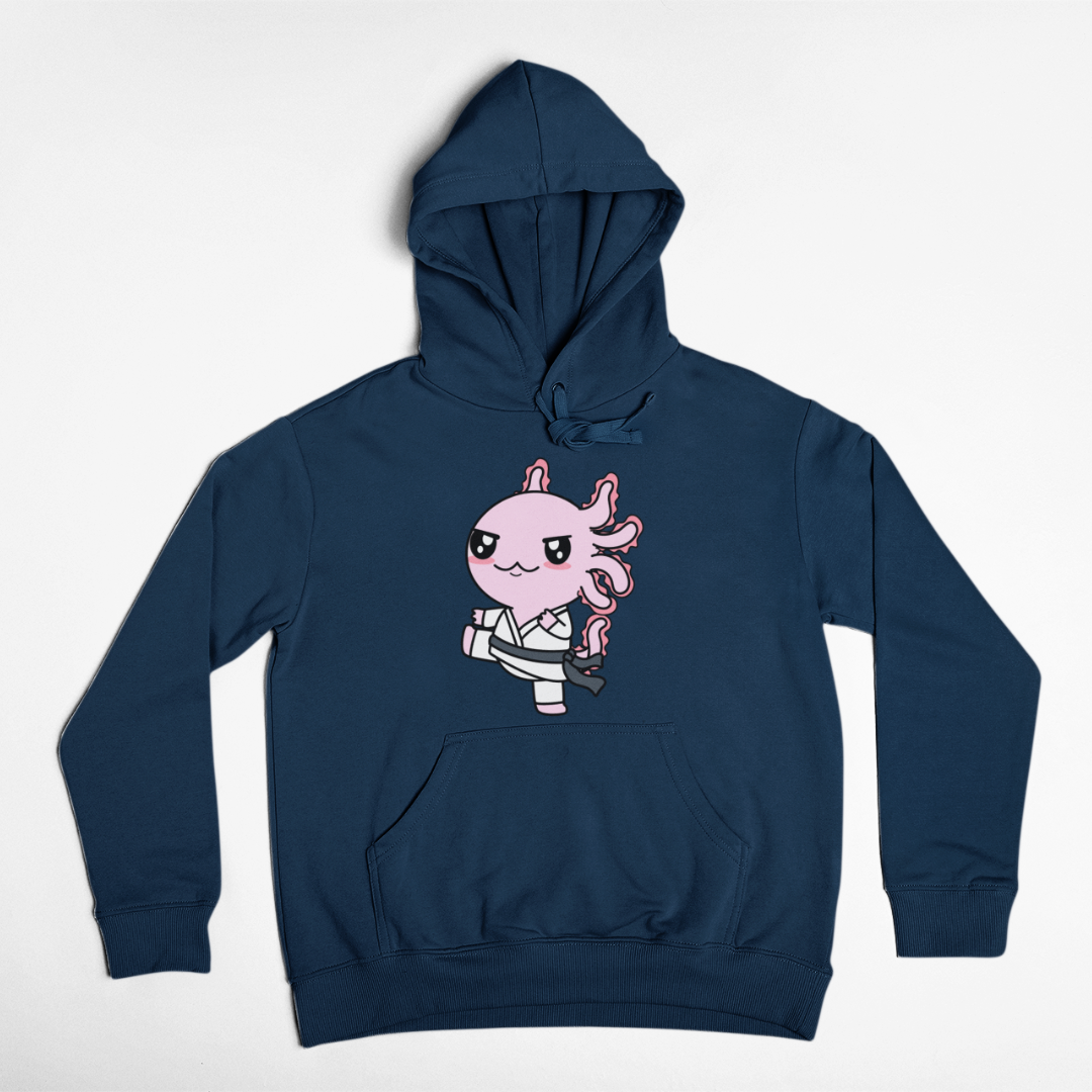 Hoodie Axolotzin Karateka Ajolote Unisex