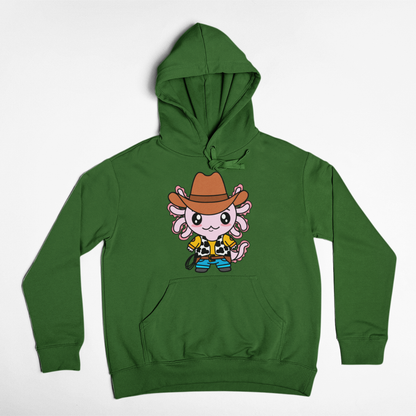 Hoodie Axolotzin Vaquero Ajolote Unisex