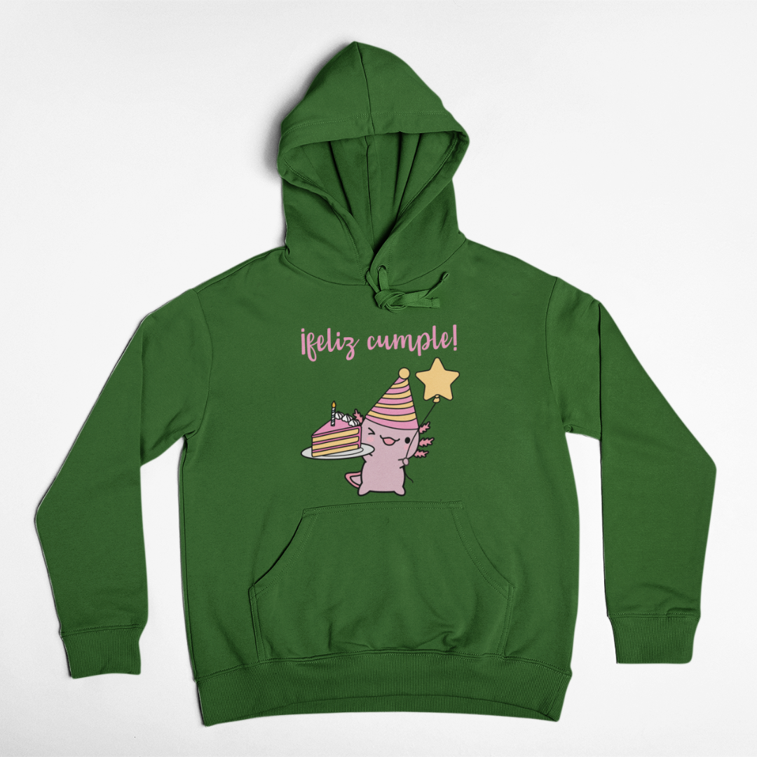 Hoodie Ajolote Feliz Cumple Xo The Monster