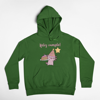 Hoodie Ajolote Feliz Cumple Xo The Monster