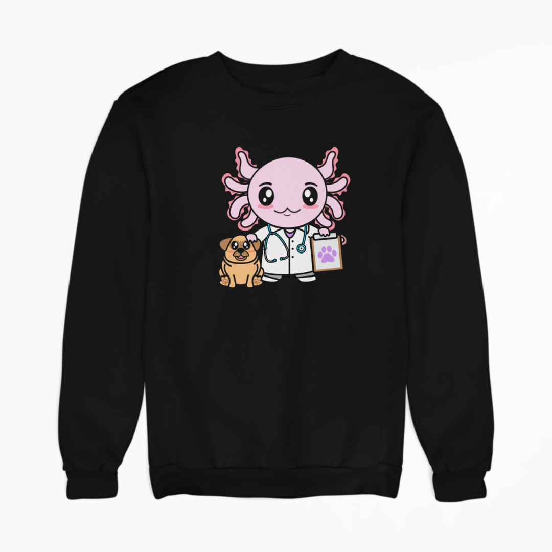 Sudadera Axolotzin Veterinario Ajolote Unisex