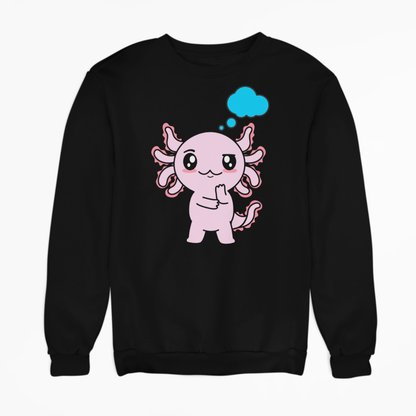 Sudadera Axolotzin Pensando Ajolote Unisex