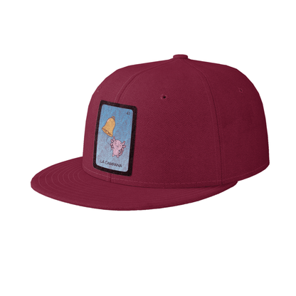Gorra Unisex Plana Axoloteria La Campana Ajolote