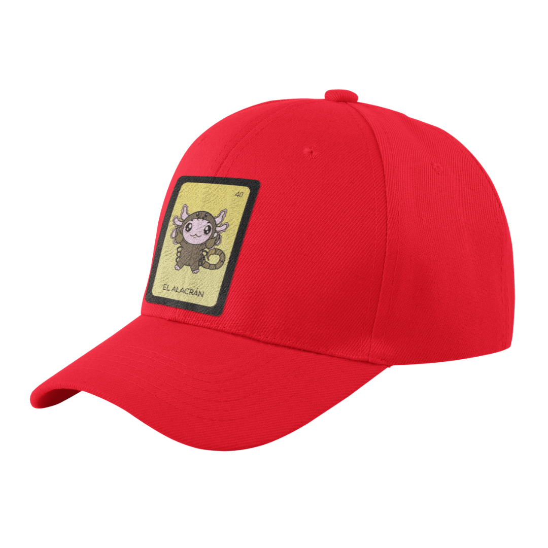 Gorra Unisex Curva Axoloteria El Alacrán Ajolote
