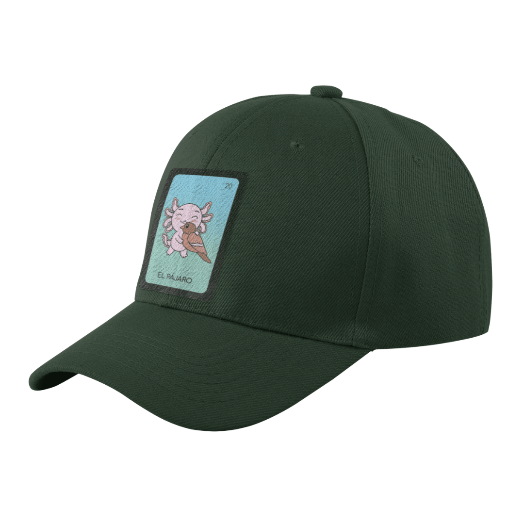 Gorra Unisex Curva Axoloteria El Pajaro Ajolote
