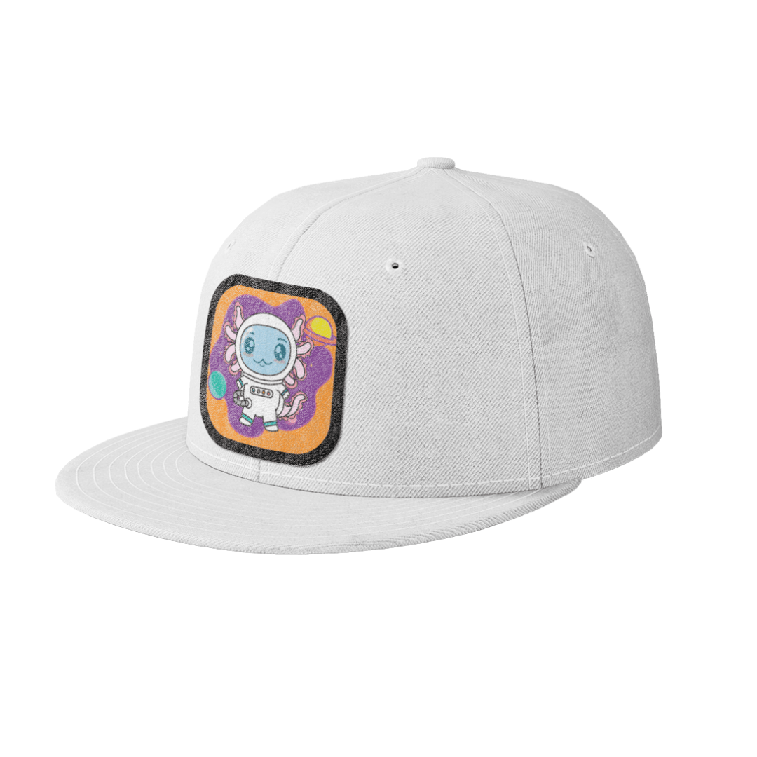 Gorra Unisex Plana Axolotzin Astronauta