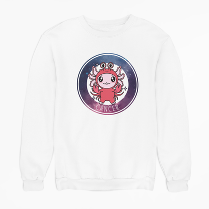 Sudadera Axolotzin Horóscopos Galaxy Cancer Ajolote Unisex