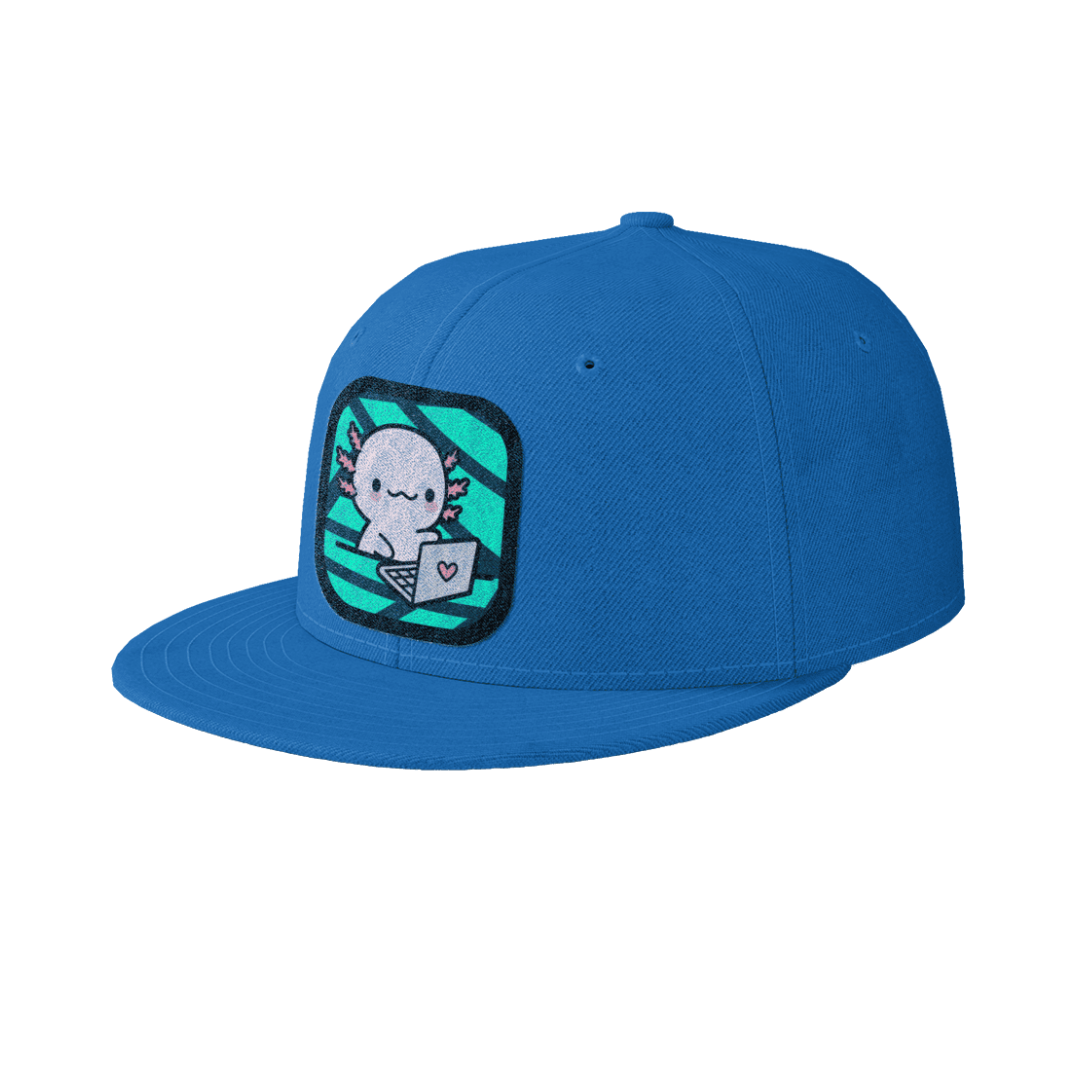 Gorra Unisex Plana Ajolote Trabajando Xo The Monster
