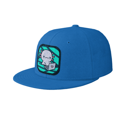 Gorra Unisex Plana Ajolote Trabajando Xo The Monster