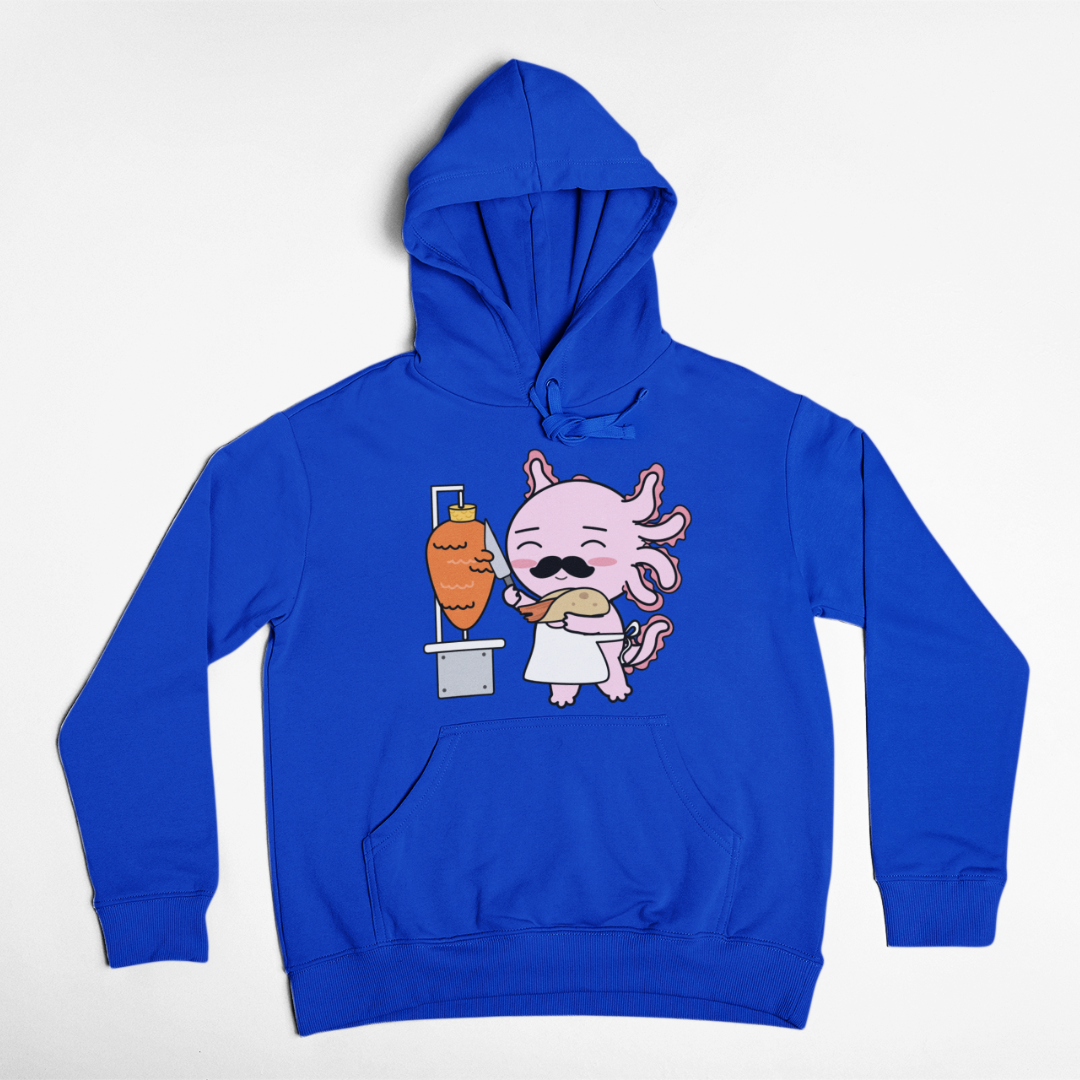 Hoodie Axolotzin Taquero Ajolote Unisex