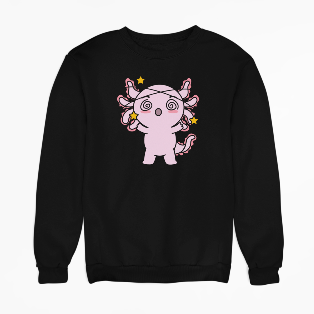 Sudadera Axolotzin Mareado Ajolote Unisex