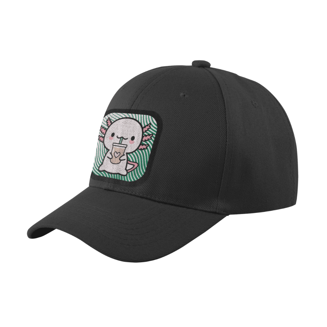 Gorra Unisex Curva Ajolote Bebiendo  Xo The Monster