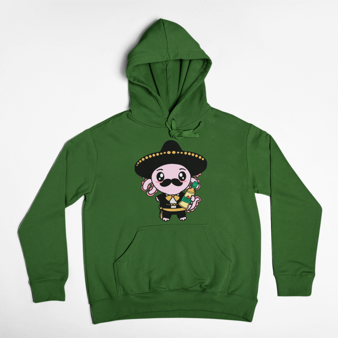 Hoodie Axolotzin Mariachi Ajolote Unisex