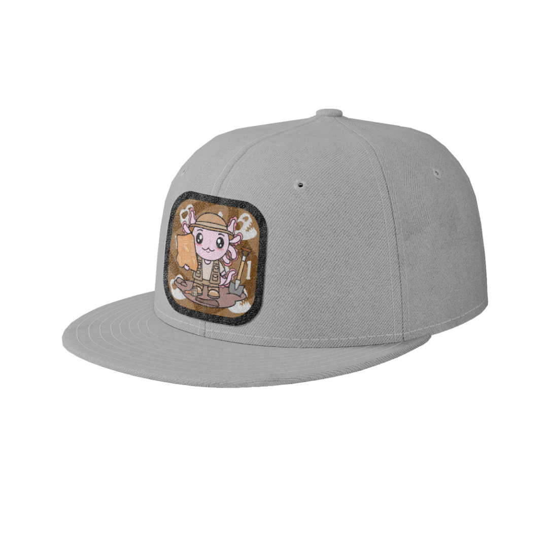 Gorra Unisex Plana Axolotzin Arqueologo