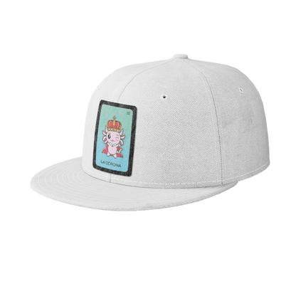 Gorra Unisex Plana Axoloteria La Corona Ajolote