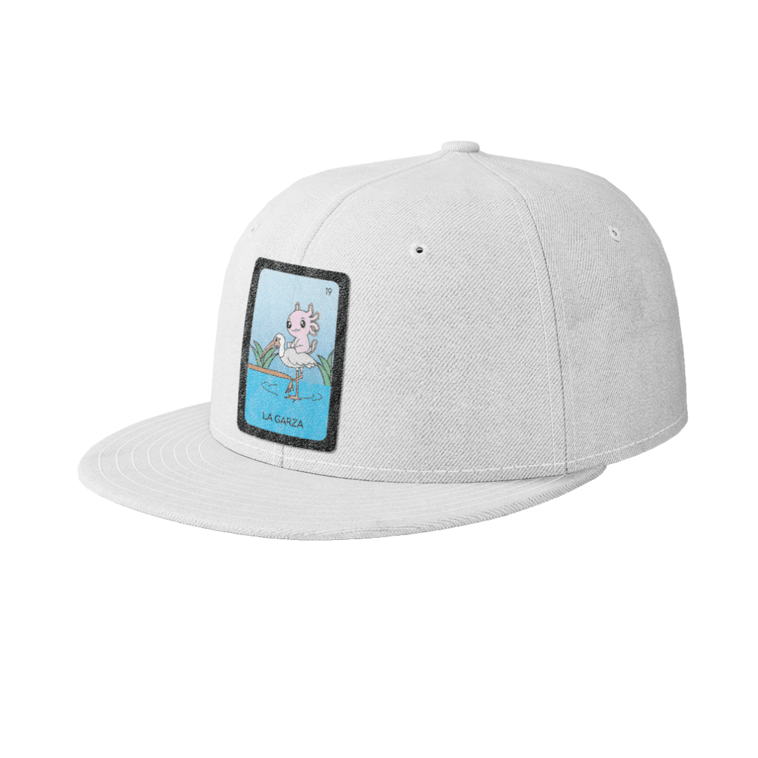 Gorra Unisex Plana Axoloteria La Garza Ajolote