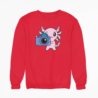 Sudadera Axolotzin Fotografo Ajolote Unisex