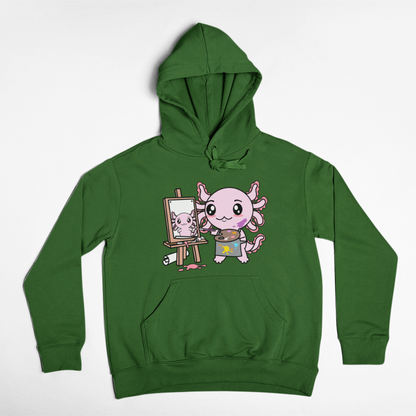 Hoodie Axolotzin Autorretrato Ajolote Unisex