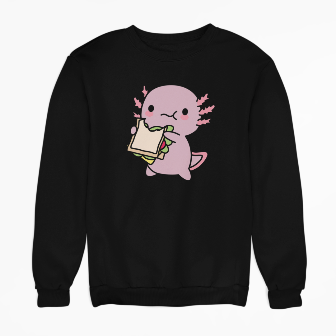 Sudadera Ajolote Almorzando Xo The Monster