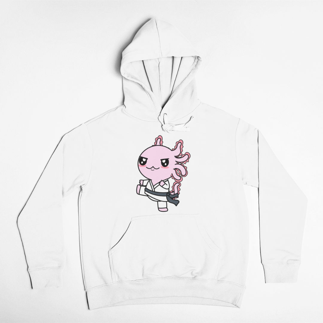 Hoodie Axolotzin Karateka Ajolote Unisex