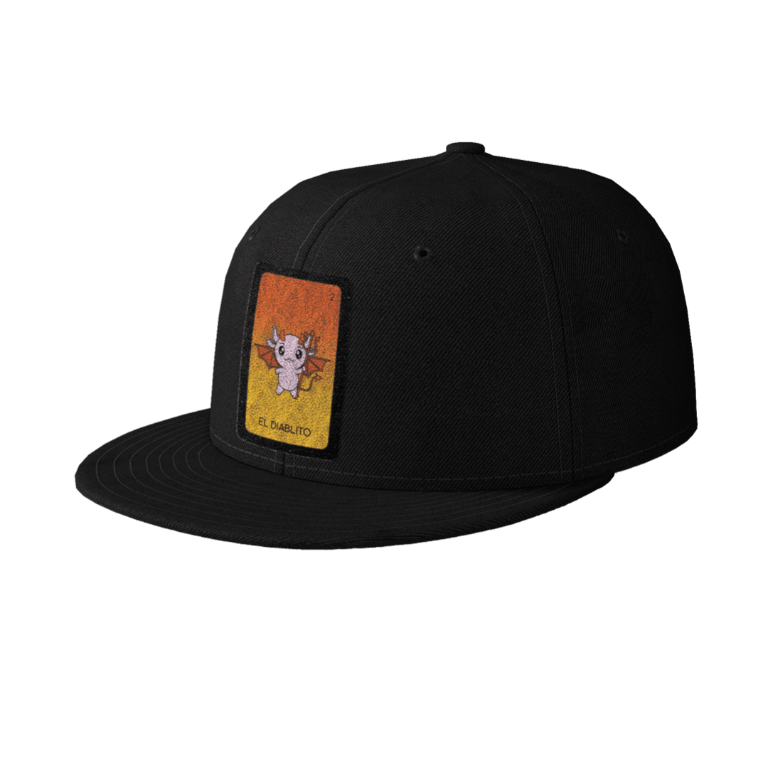 Gorra Unisex Plana Axoloteria El Diablito Ajolote