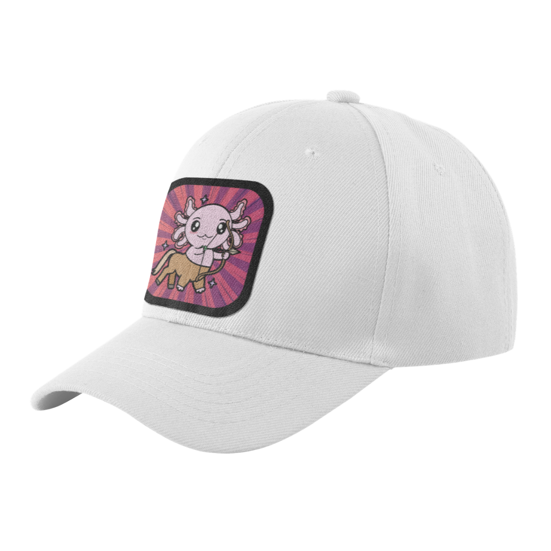 Gorra Unisex Curva Axolotzin Horoscopos Sagitario Ajolote