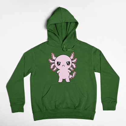 Hoodie Axolotzin Enojado Ajolote Unisex