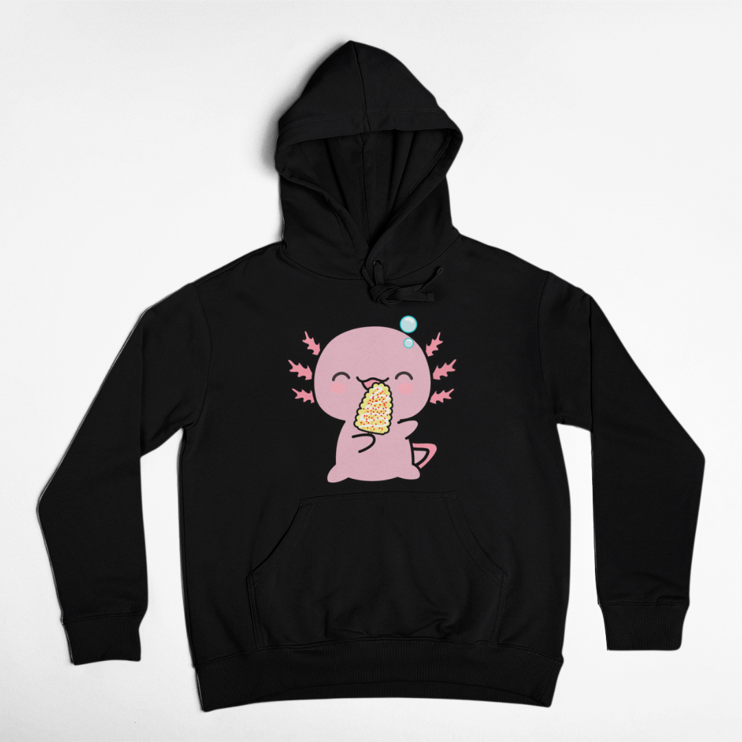 Hoodie Ajolote Comiendo Elote Con Chile Xo The Monster