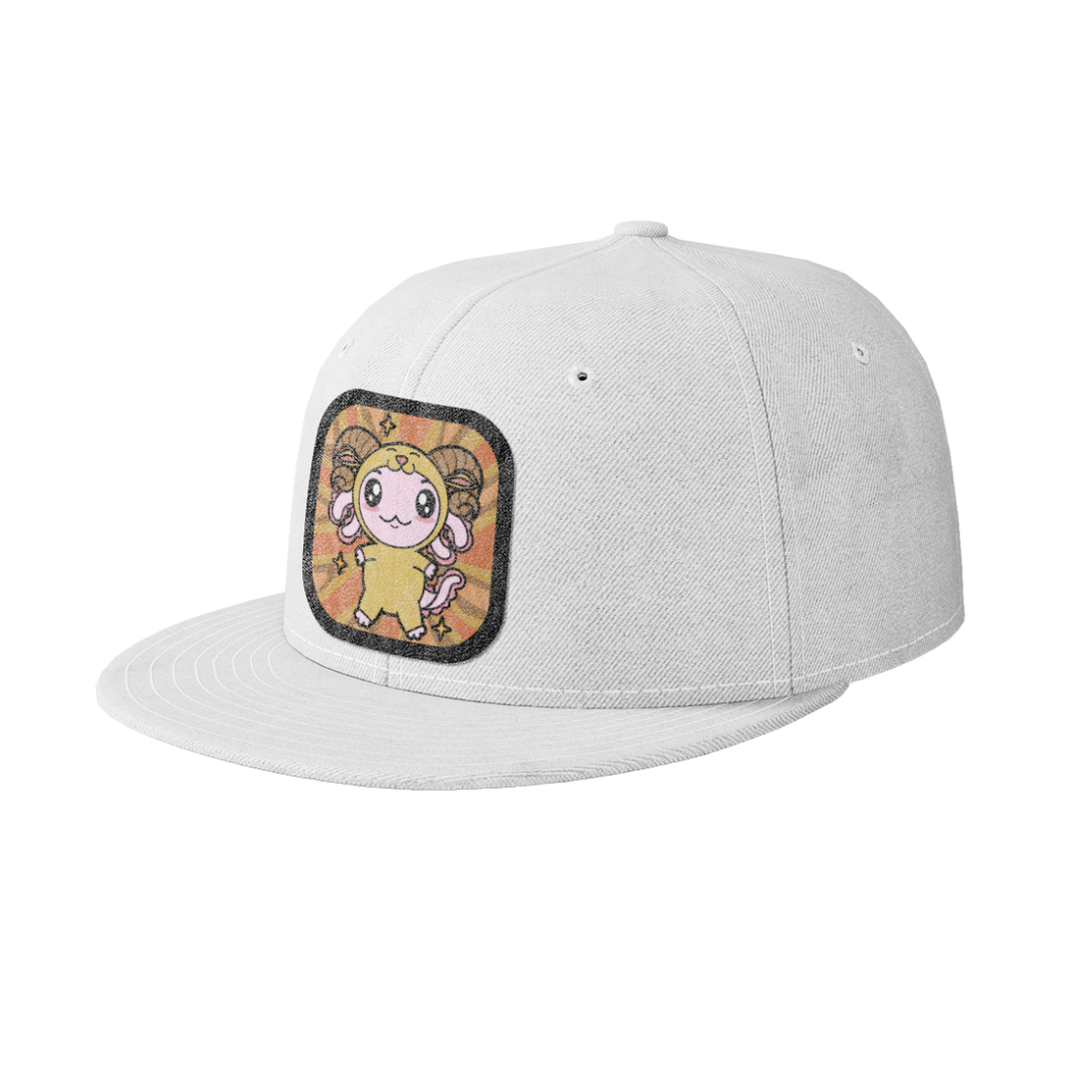 Gorra Unisex Plana Axolotzin Horoscopos Aries Ajolote