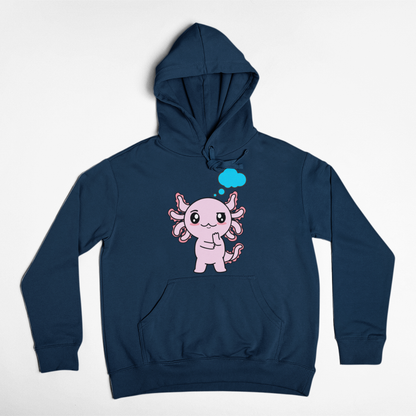 Hoodie Axolotzin Pensando Ajolote Unisex