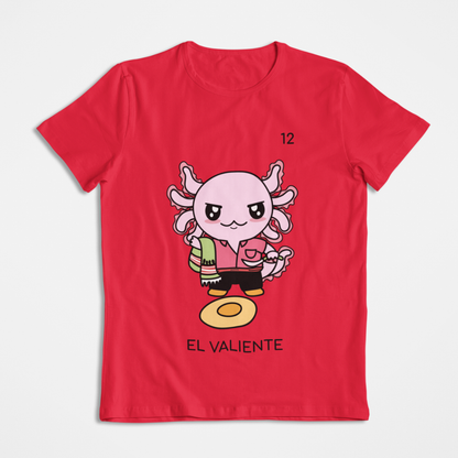 Playera Axoloteria El Valiente Ajolote