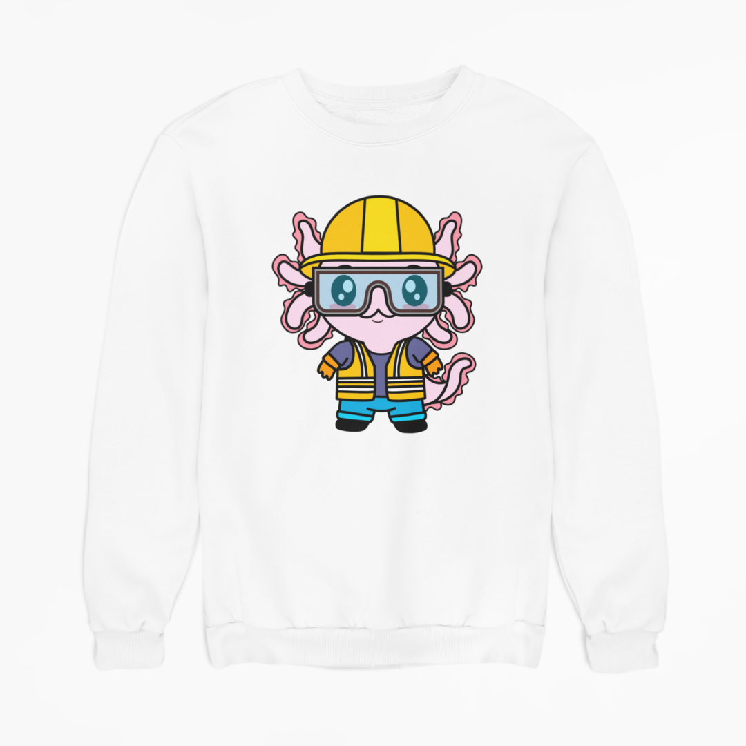 Sudadera Axolotzin Constructor Ajolote Unisex