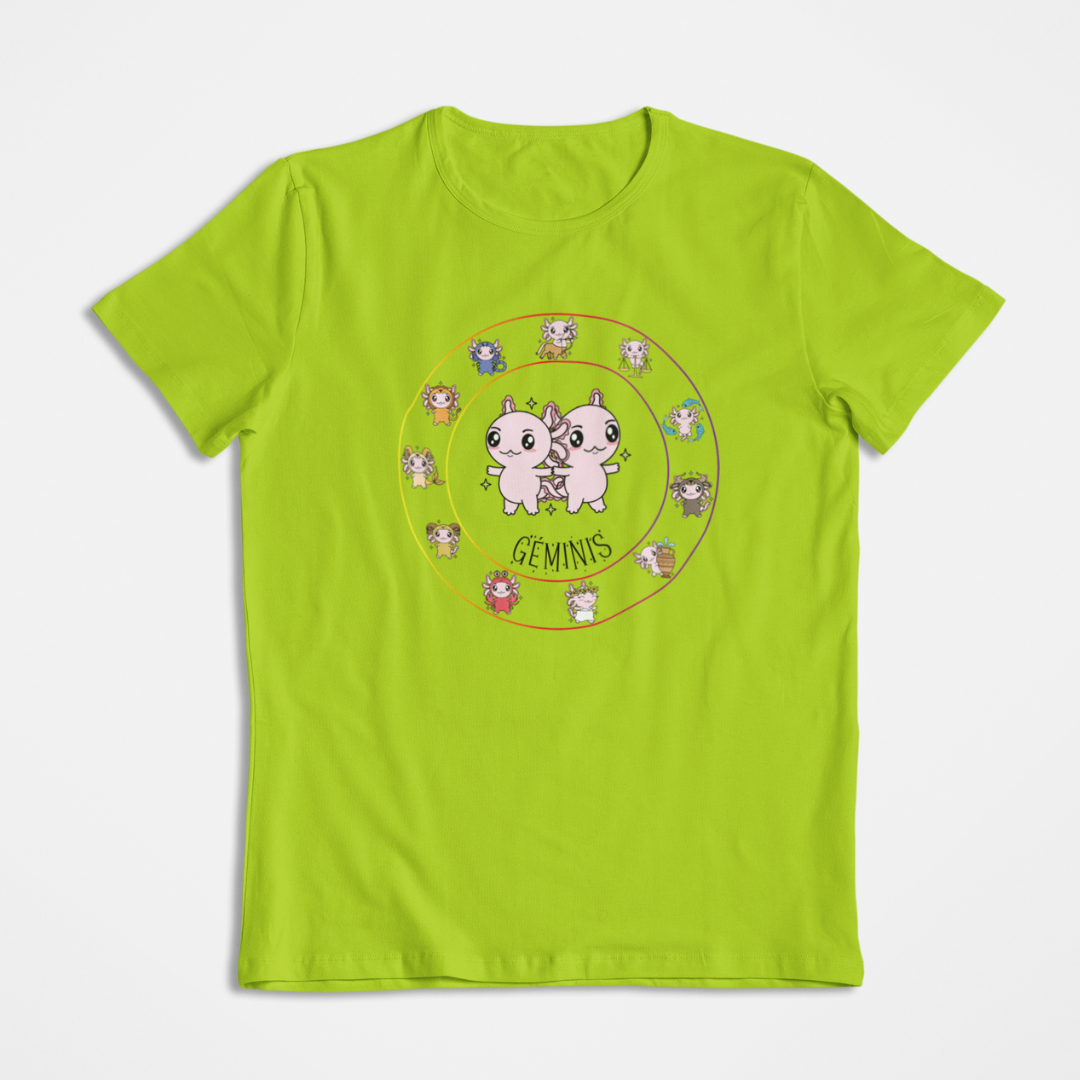 Playera Horoscopos Geminis Axolotzin Ajolote
