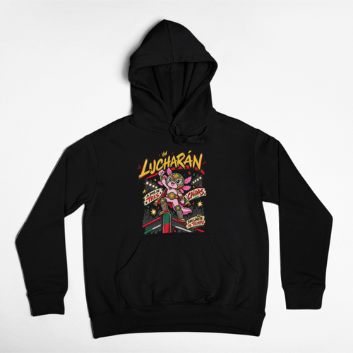 Hoodie Ajolotito Lucharán Unisex