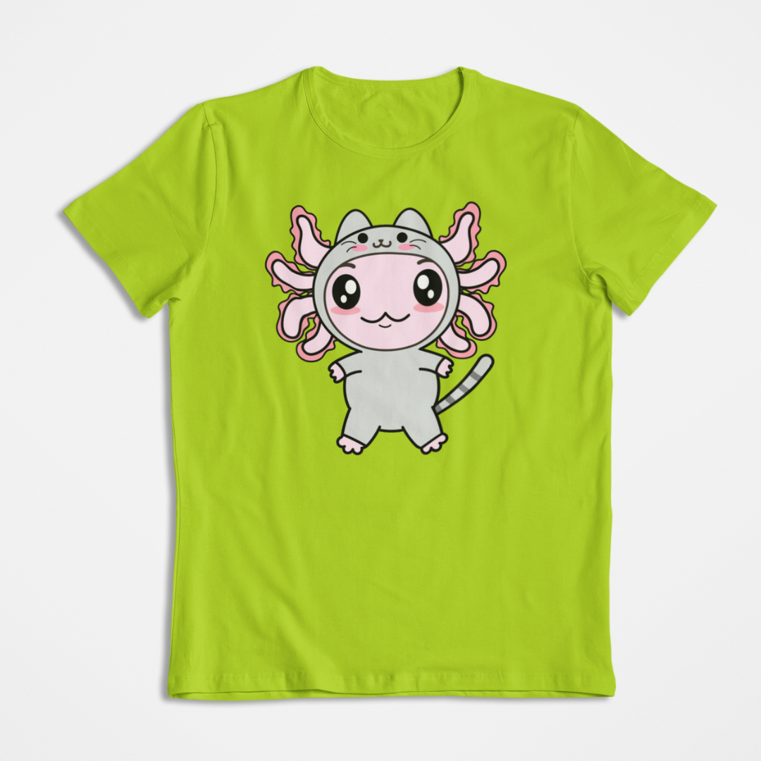 Playera Axolotzin Disfraz Gato Ajolote