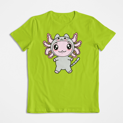 Playera Axolotzin Disfraz Gato Ajolote