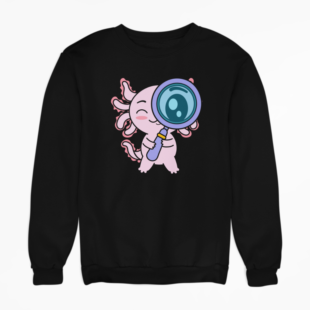 Sudadera Axolotzin Curioso Ajolote Unisex