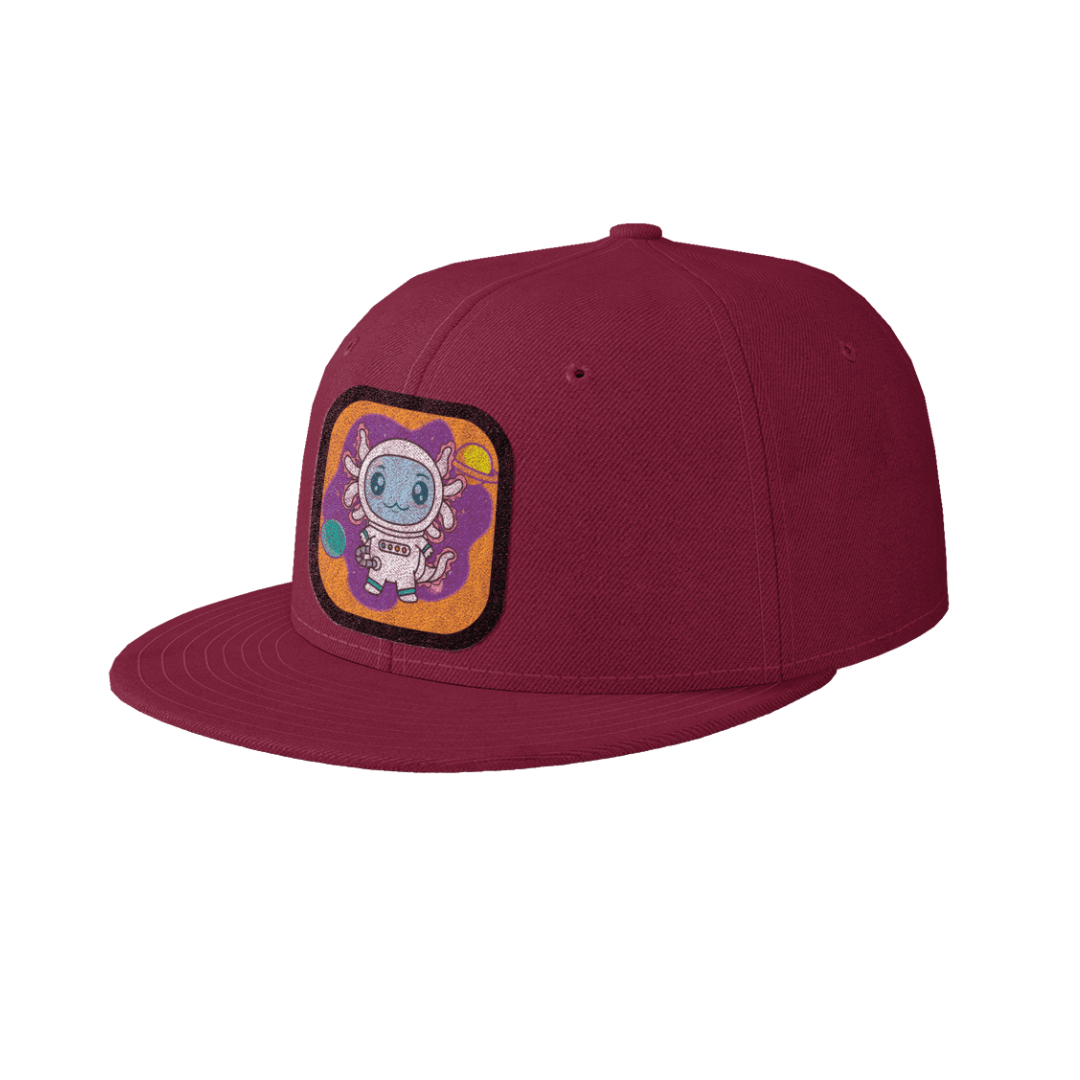 Gorra Unisex Plana Axolotzin Astronauta