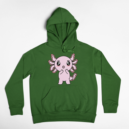 Hoodie Axolotzin Sorprendido Ajolote Unisex