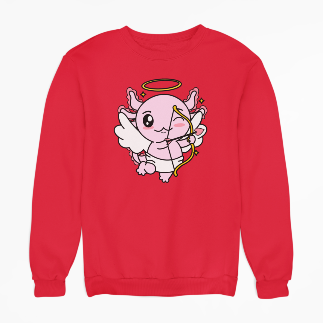 Sudadera Axolotzin Cupido Ajolote Unisex