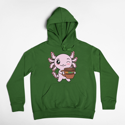Hoodie Axolotzin Pulquero Ajolote Unisex