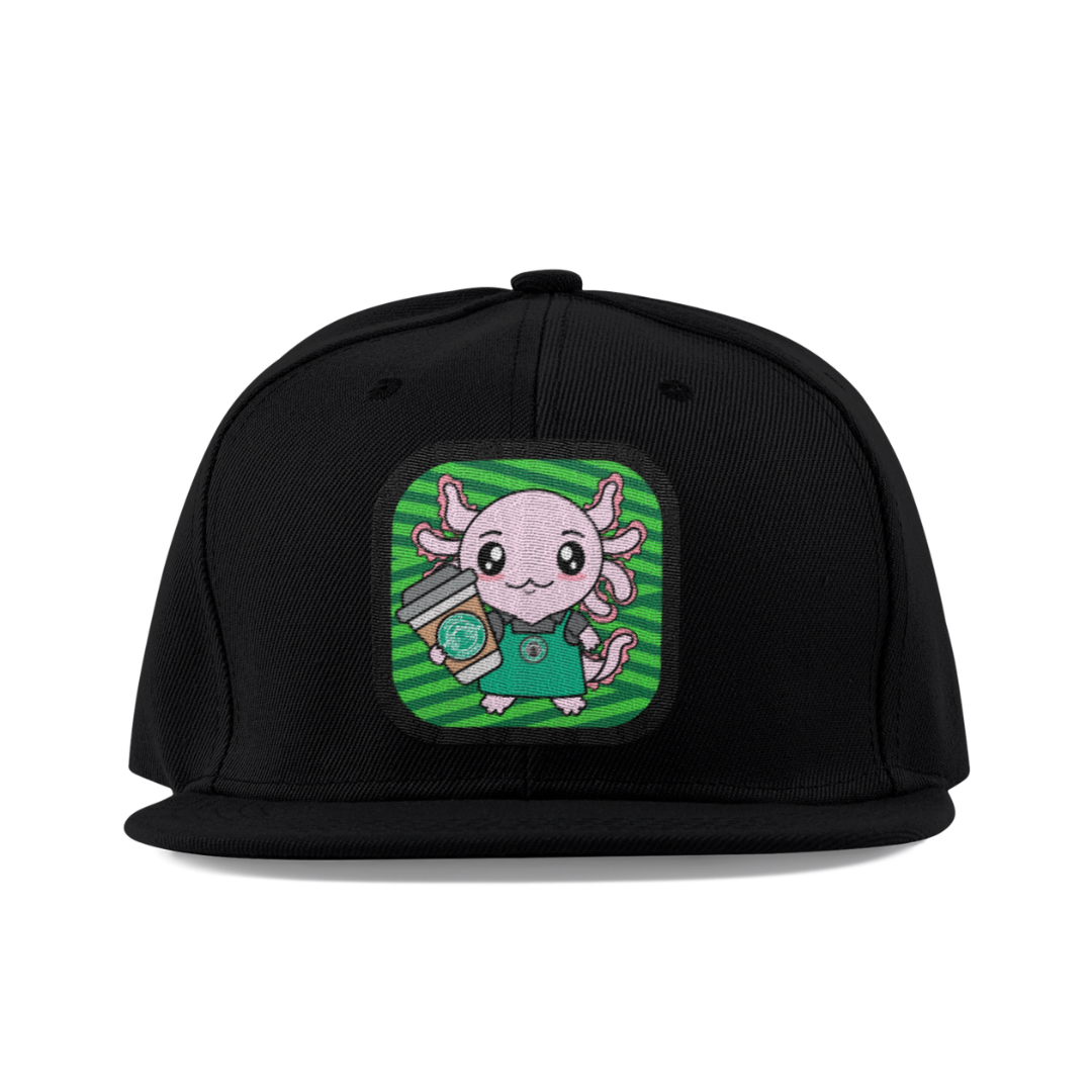 Gorra Unisex Plana Axolotzin Barista