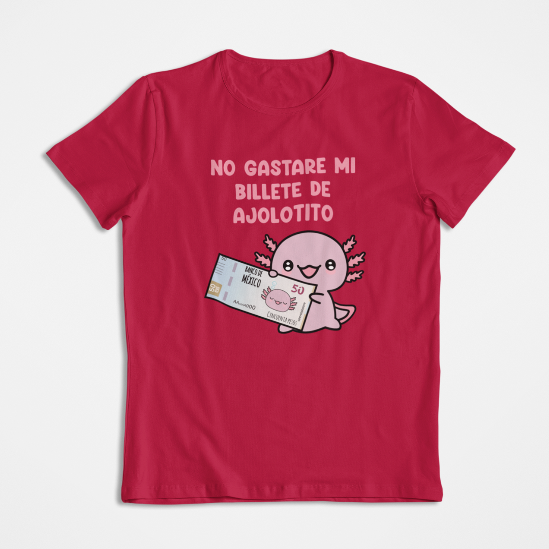 Playera Ajolote Billete Xo The Monster