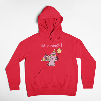 Hoodie Ajolote Feliz Cumple Xo The Monster