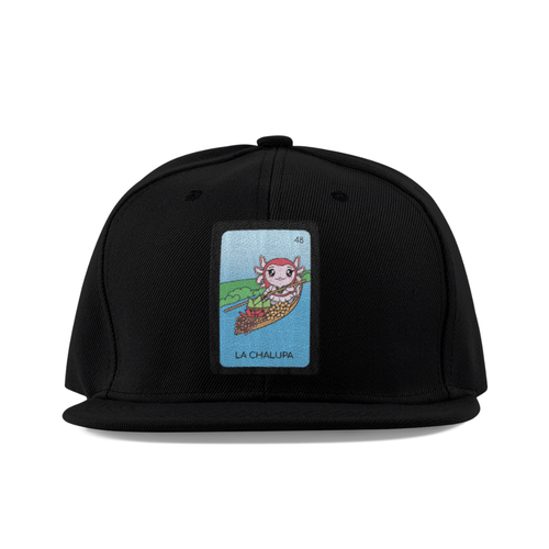 Gorra Unisex Plana Axoloteria La Chalupa Ajolote
