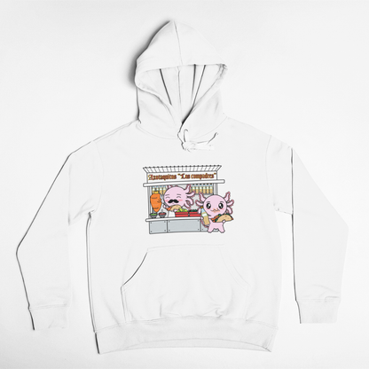 Hoodie Axolotzin Puesto De Tacos Ajolote Unisex