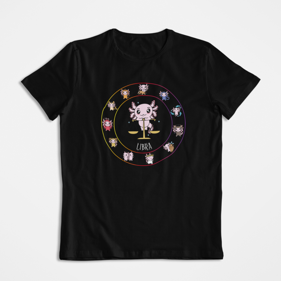 Playera Horoscopos Libra Axolotzin Ajolote