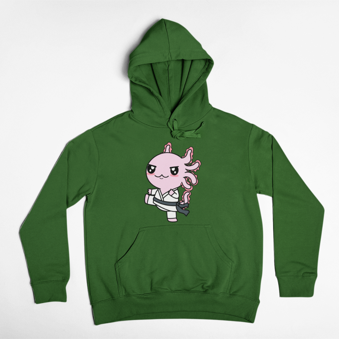 Hoodie Axolotzin Karateka Ajolote Unisex